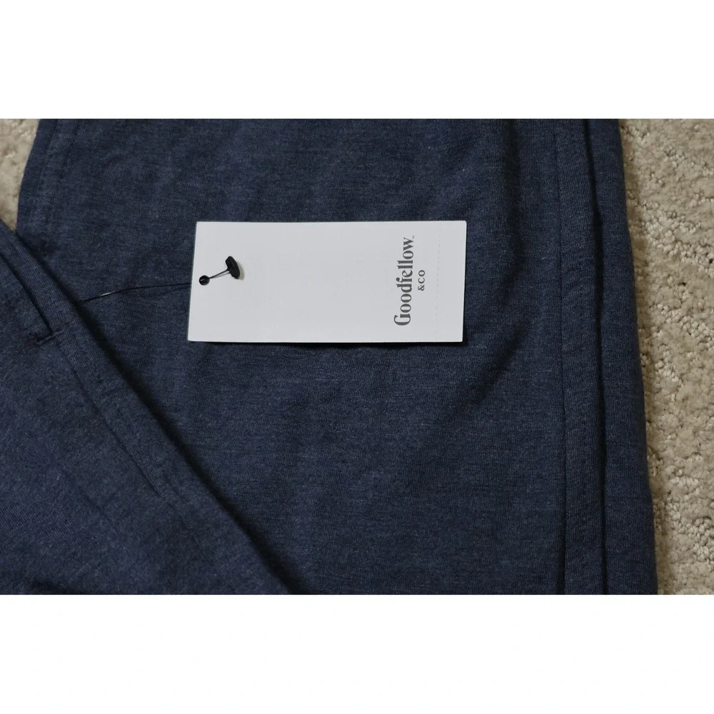 Goodfellow & Co Mens Knit Jogger Tapered Navy Blue Heather XXL NWT
